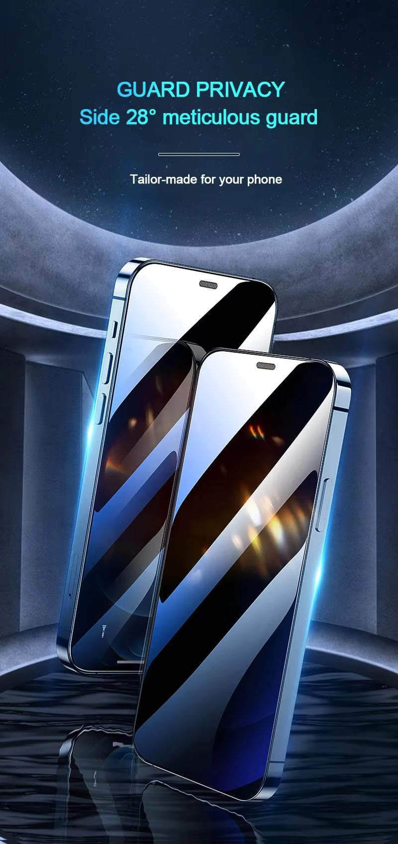 Cell Spot Privacy Tempered Glass Screen Protector